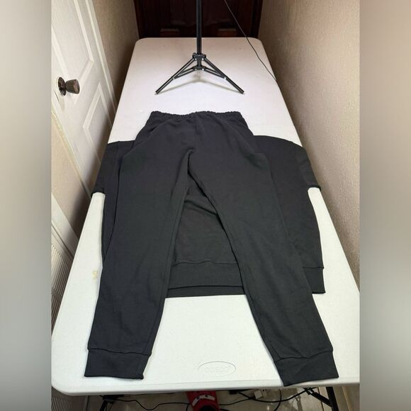 New Gymshark Men Sz M Crest Zip Up Fleece Hoodie
Sweatpants Set Sweatsuit - Picture 11 of 16